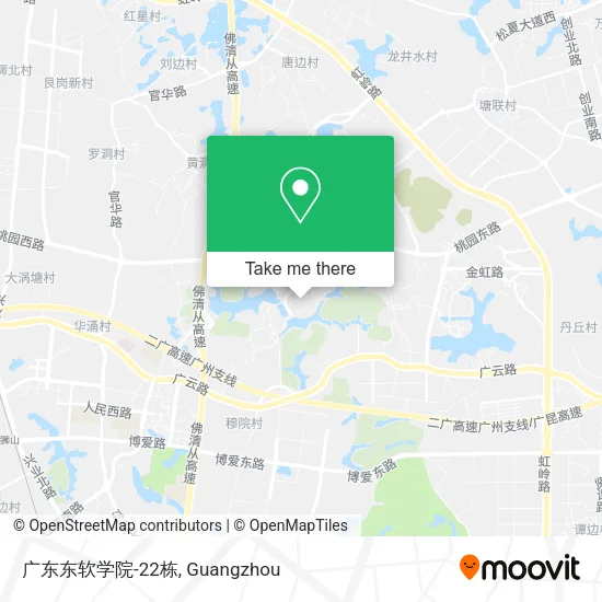 广东东软学院-22栋 map