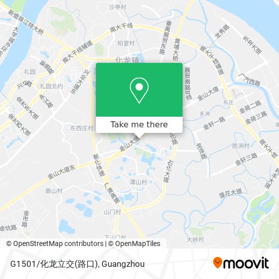 G1501/化龙立交(路口) map