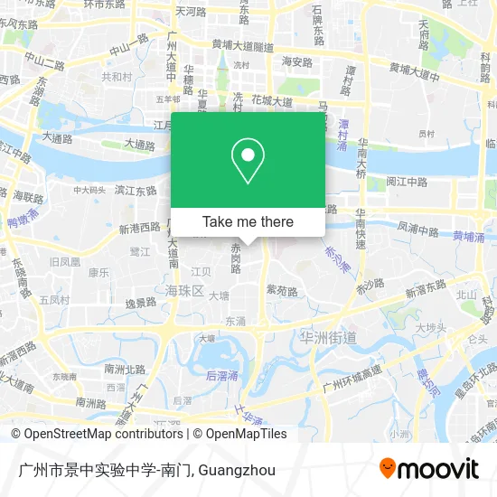 广州市景中实验中学-南门 map
