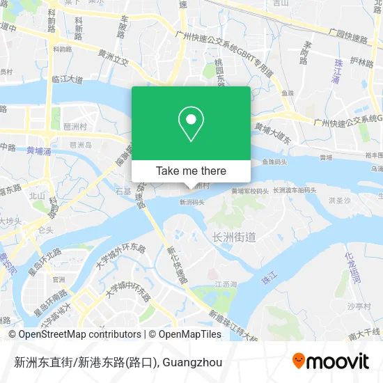 新洲东直街/新港东路(路口) map