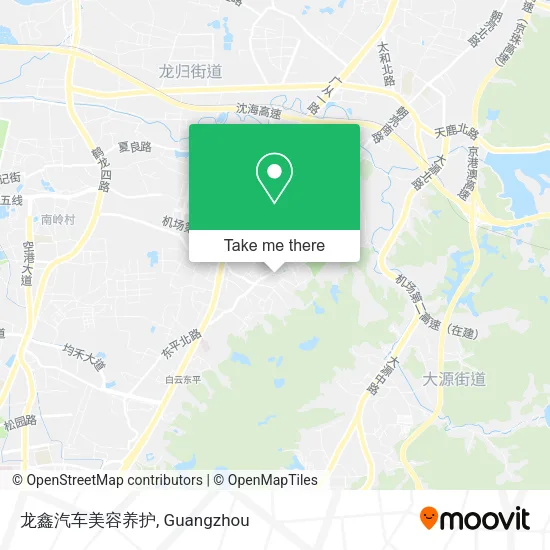 龙鑫汽车美容养护 map