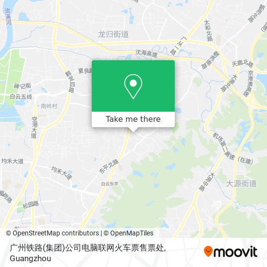 广州铁路(集团)公司电脑联网火车票售票处 map