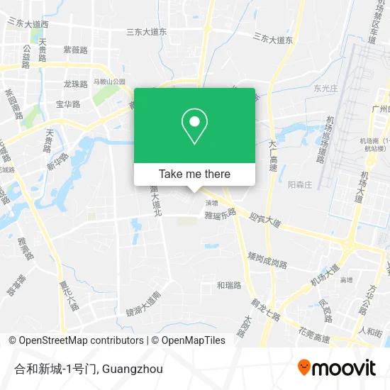 合和新城-1号门 map