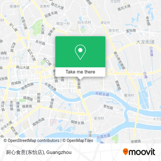 厨心食意(东怡店) map