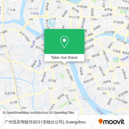 广州迅安驾驶培训(31安稳分公司) map