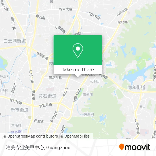 唯美专业美甲中心 map