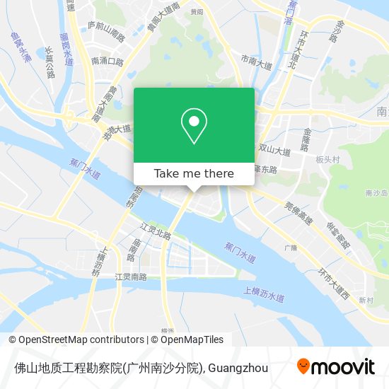 佛山地质工程勘察院(广州南沙分院) map