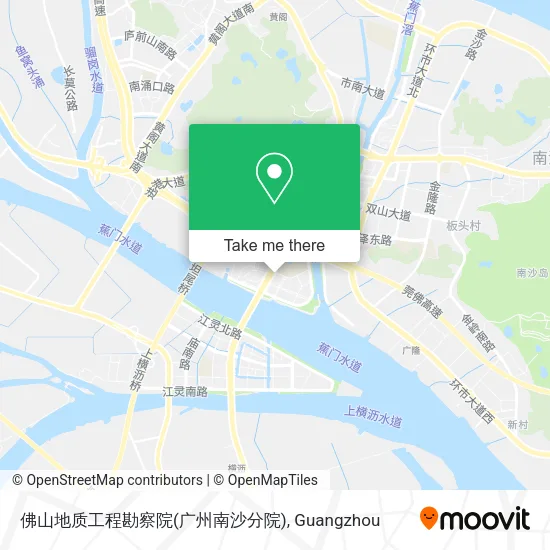 佛山地质工程勘察院(广州南沙分院) map