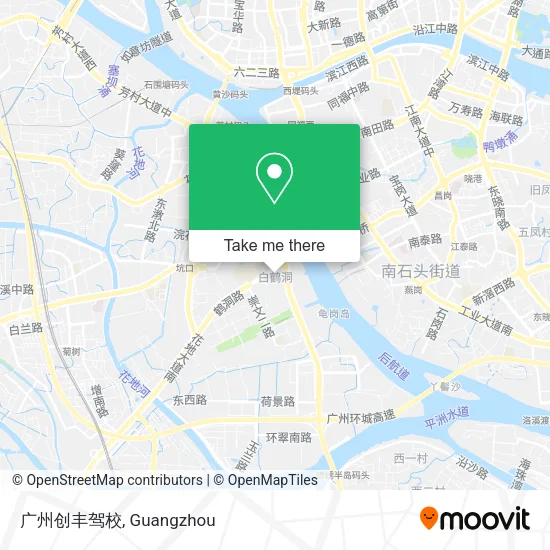 广州创丰驾校 map