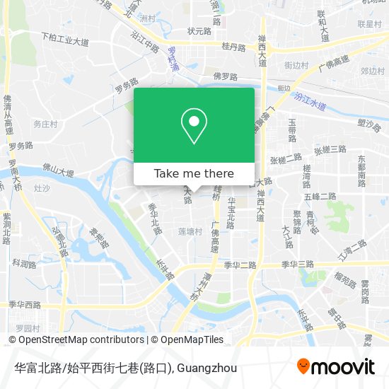 华富北路/始平西街七巷(路口) map