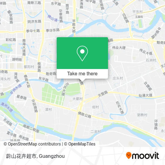 蔚山花卉超市 map