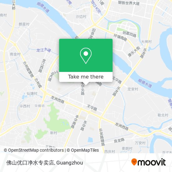 佛山优口净水专卖店 map