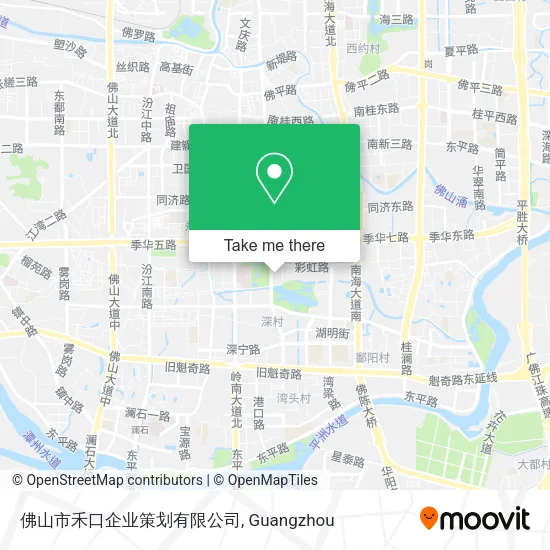 佛山市禾口企业策划有限公司 map