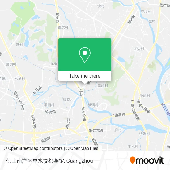 佛山南海区里水悦都宾馆 map