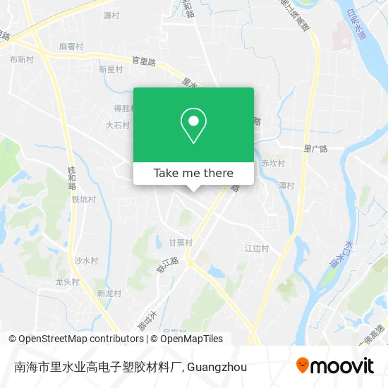 南海市里水业高电子塑胶材料厂 map