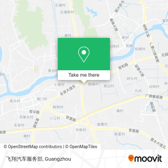 飞翔汽车服务部 map