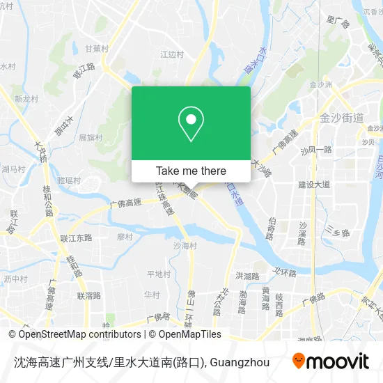 沈海高速广州支线/里水大道南(路口) map