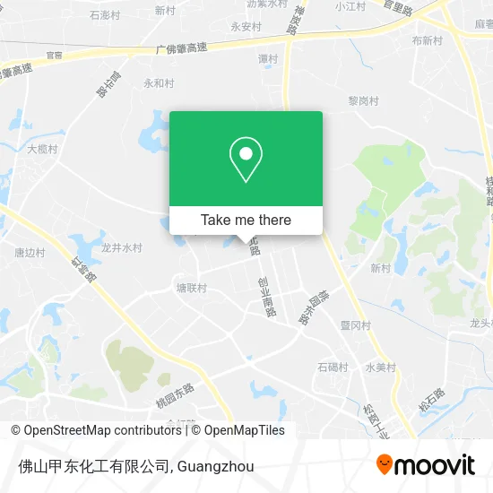 佛山甲东化工有限公司 map