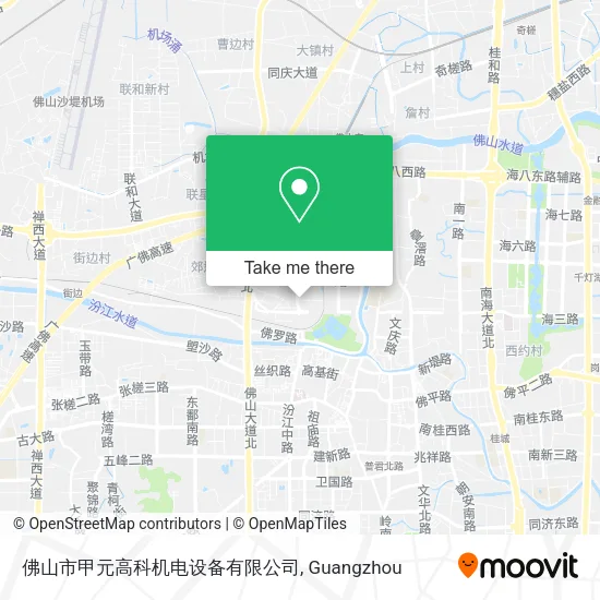 佛山市甲元高科机电设备有限公司 map