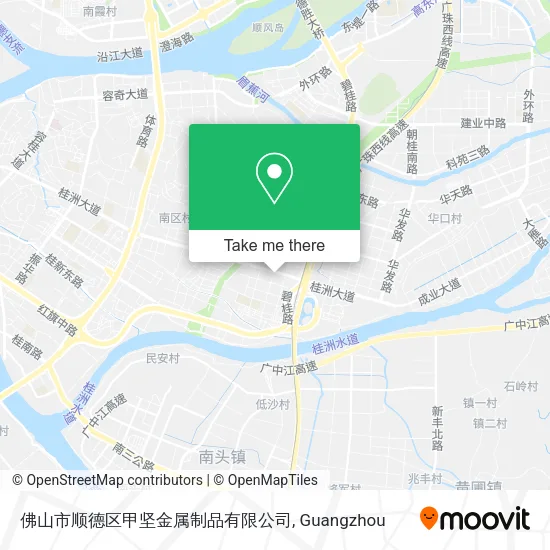 佛山市顺德区甲坚金属制品有限公司 map