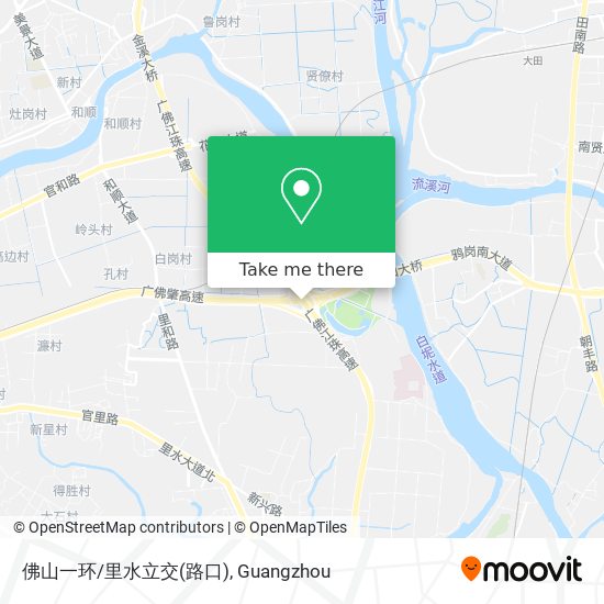 佛山一环/里水立交(路口) map