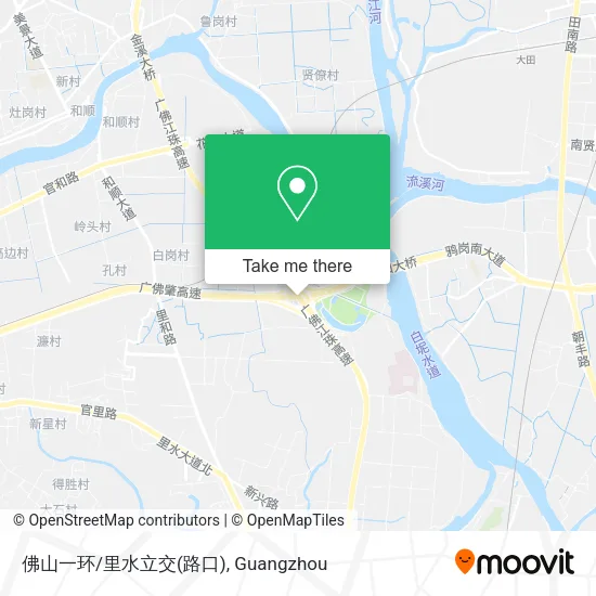 佛山一环/里水立交(路口) map