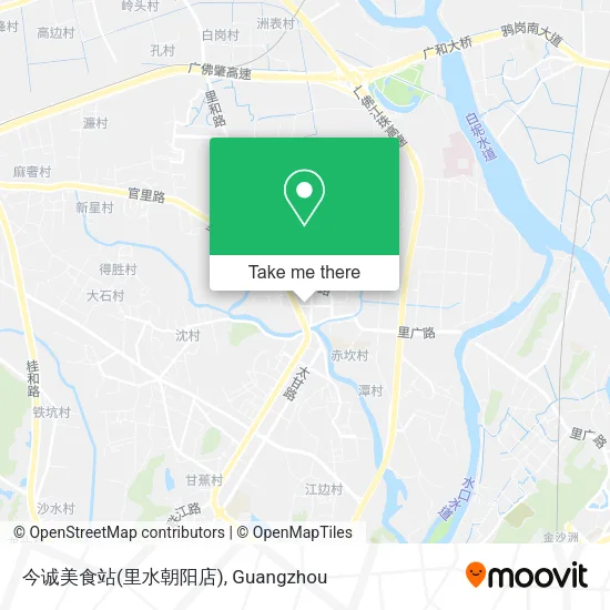 今诚美食站(里水朝阳店) map