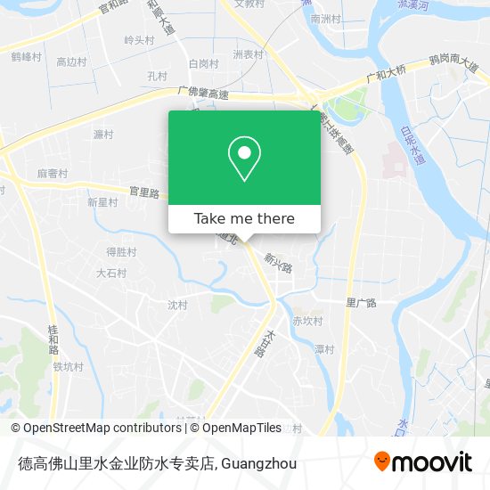 德高佛山里水金业防水专卖店 map
