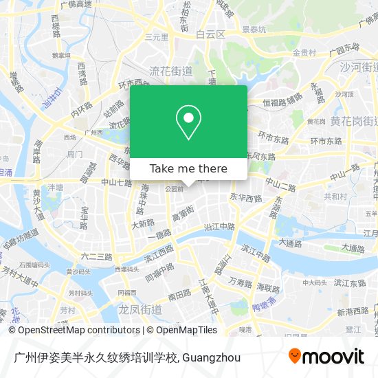 广州伊姿美半永久纹绣培训学校 map