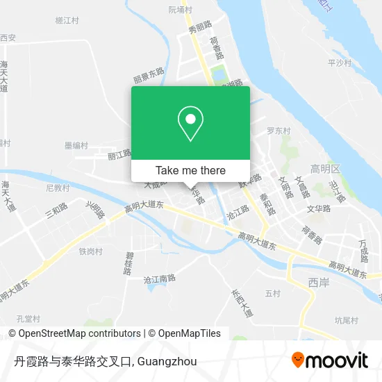 丹霞路与泰华路交叉口 map