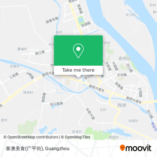 泰澳美食(广平街) map