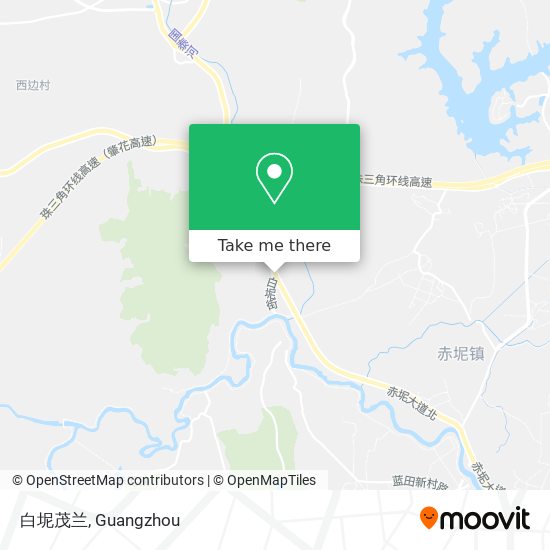白坭茂兰 map
