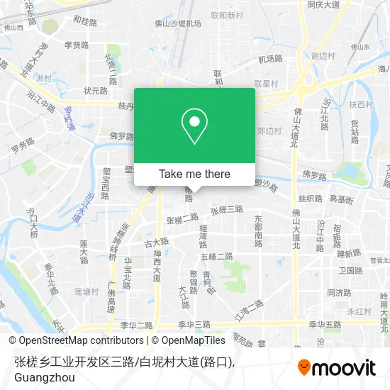 张槎乡工业开发区三路/白坭村大道(路口) map