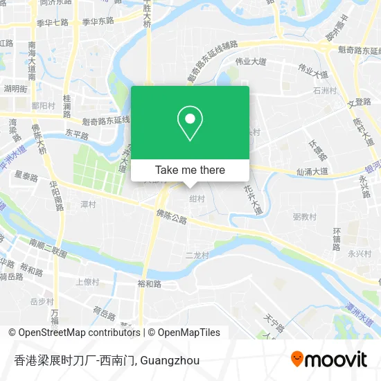 香港梁展时刀厂-西南门 map