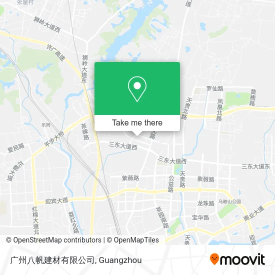 广州八帆建材有限公司 map
