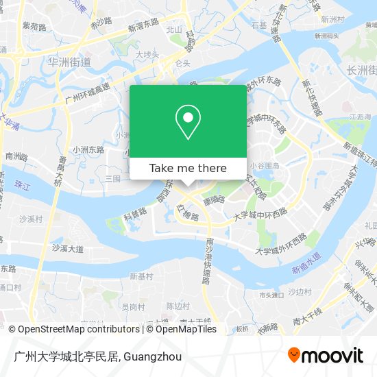 广州大学城北亭民居 map