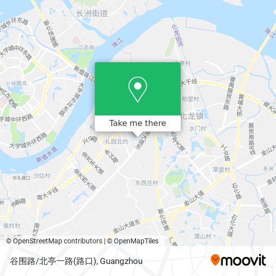 谷围路/北亭一路(路口) map