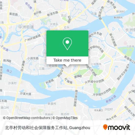 北亭村劳动和社会保障服务工作站 map