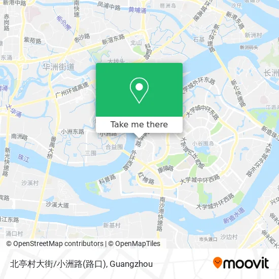 北亭村大街/小洲路(路口) map