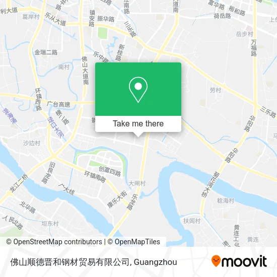 佛山顺德晋和钢材贸易有限公司 map