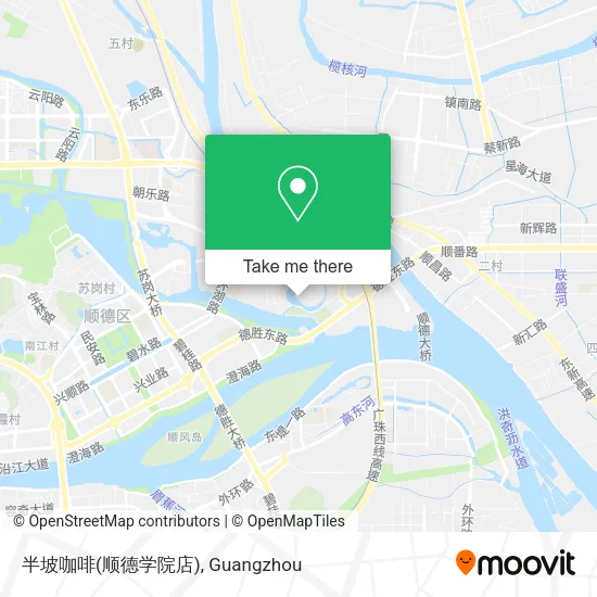 半坡咖啡(顺德学院店) map