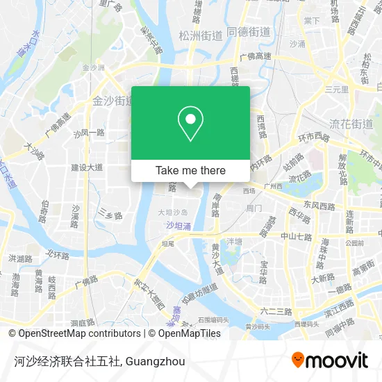 河沙经济联合社五社 map