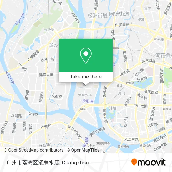 广州市荔湾区涌泉水店 map