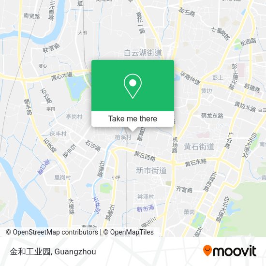 金和工业园 map