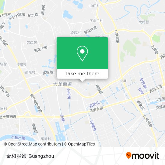 金和服饰 map