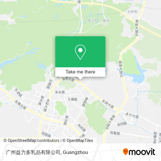 广州益力多乳品有限公司 map