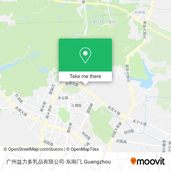 广州益力多乳品有限公司-东南门 map