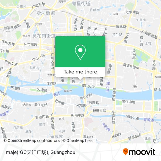 maje(IGC天汇广场) map
