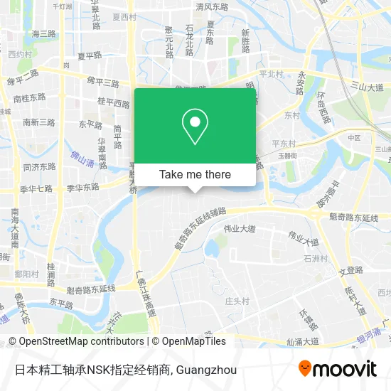 日本精工轴承NSK指定经销商 map