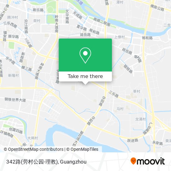 342路(劳村公园-理教) map